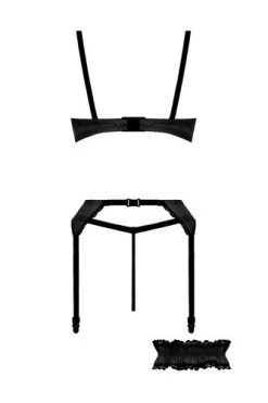 Christine 3-Delige BH Set Gush - Zwart 9 Christine 3-Delige BH Set Gush - Zwart -Obsessive Shop 060303 black 5