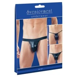 Svenjoyment Underwear 3-Delige Wetlook String Set -Obsessive Shop 21114971151 3