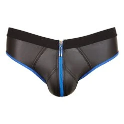 Svenjoyment Underwear Slip Met Open Achterkant - Zwart/Blauw 8 Svenjoyment Underwear Slip Met Open Achterkant - Zwart/Blauw -Obsessive Shop 21202164701