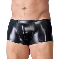 Svenjoyment Underwear Wetlook Heren Boxer Met Rits