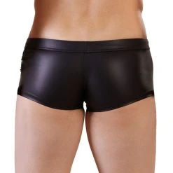 NEK Wetlook Boxer Met Netstof En Rijgdetail 7 NEK Wetlook Boxer Met Netstof En Rijgdetail -Obsessive Shop 21322901701 4
