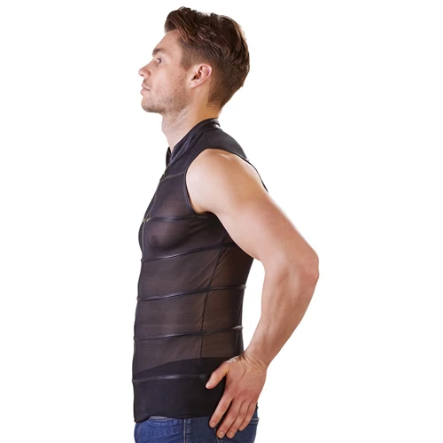 NEK Doorschijnend Shirt Met Wetlook Strepen 2 NEK Doorschijnend Shirt Met Wetlook Strepen - Afbeelding 2