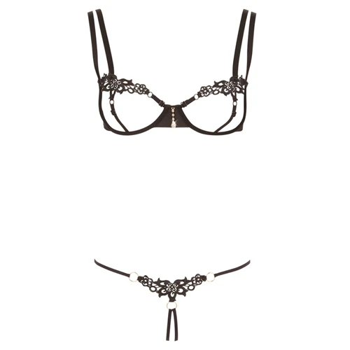 Cottelli Collection Minimalistisch Open BH-Setje 1 Cottelli Collection Minimalistisch Open BH-Setje