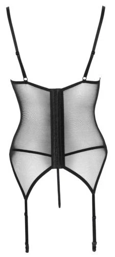 Cottelli Collection Korset Met Bandjes - Rood & Zwart 5 Cottelli Collection Korset Met Bandjes - Rood & Zwart - Afbeelding 5