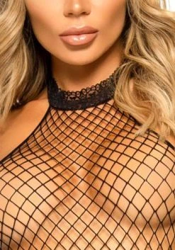 LEG AVENUE What U Want Visnet Catsuit - Zwart -Obsessive Shop 8930422001 18