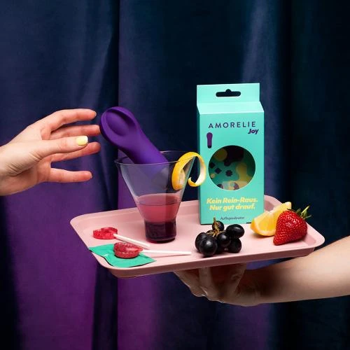 AMORELIE Joy Groove Oplegvibrator - Paars 3 AMORELIE Joy Groove Oplegvibrator - Paars - Afbeelding 3