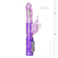 Easytoys Vibe Collection Stotende Butterfly Vibrator - Paars -Obsessive Shop ET037PUR 5