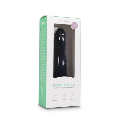 Easytoys Vibe Collection Realistische Siliconen Vibrator - Zwart 2 Easytoys Vibe Collection Realistische Siliconen Vibrator - Zwart - Afbeelding 2