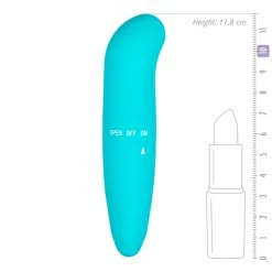 Easytoys Mini Vibe Collection Mini G-spot Vibrator - Turquoise -Obsessive Shop ET249BLU 5