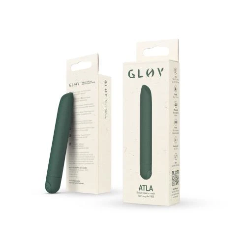 Gløv - Atla Eco Bullet Vibrator - Groen 3 Gløv - Atla Eco Bullet Vibrator - Groen - Afbeelding 3