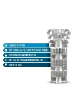 M For Men - Masturbator All Nighter - Transparant -Obsessive Shop bl 06612 2