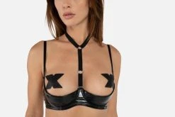 Christine 1/4 Cup Bh Dark Desire - Zwart