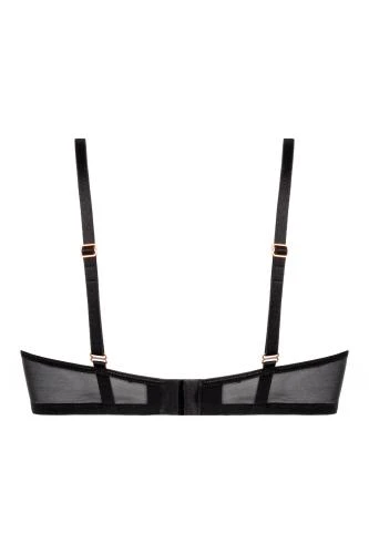 Christine 1/4 Bh Glitterkant Sevdalizia - Zwart/koper 6 Christine 1/4 Bh Glitterkant Sevdalizia - Zwart/koper - Afbeelding 6