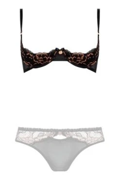 Christine 1/4 Bh Glitterkant Sevdalizia - Zwart/koper 14 Christine 1/4 Bh Glitterkant Sevdalizia - Zwart/koper -Obsessive Shop cld sev 006 s 3