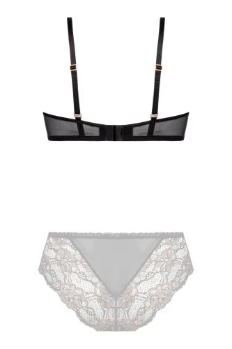 Christine 1/4 Bh Glitterkant Sevdalizia - Zwart/koper 8 Christine 1/4 Bh Glitterkant Sevdalizia - Zwart/koper - Afbeelding 8