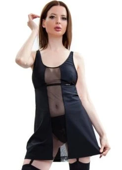 Jenny Bell Transparency Jurkje - Zwart -Obsessive Shop f300008blksm 3